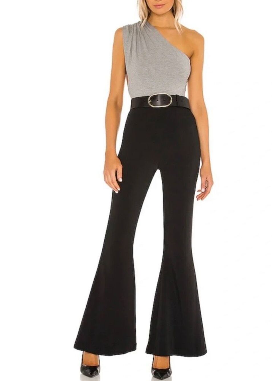 NBD Revolve Kim Bell Bottom Black Sz Small Pants